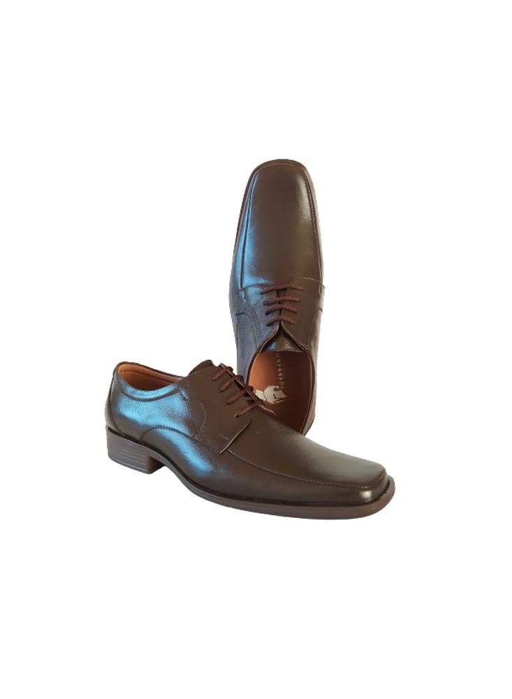 Zapato Formal Calzado Guerreros En Cuero Gg 1603 40 Miel