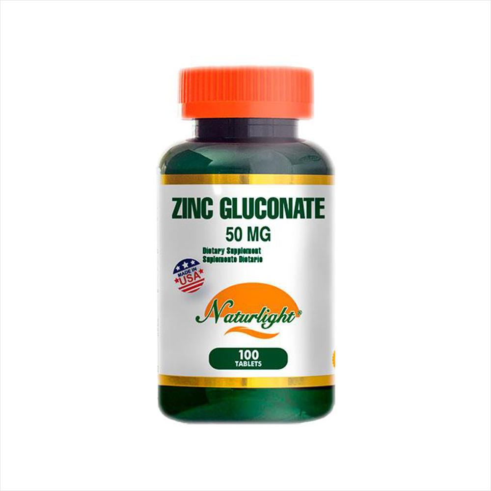 Zinc Gluconate 100Ea Natural Light 592