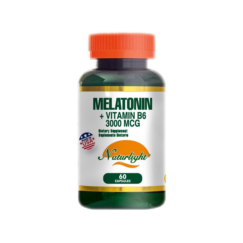Melatonin + Vitamina B6 Natural Light 570