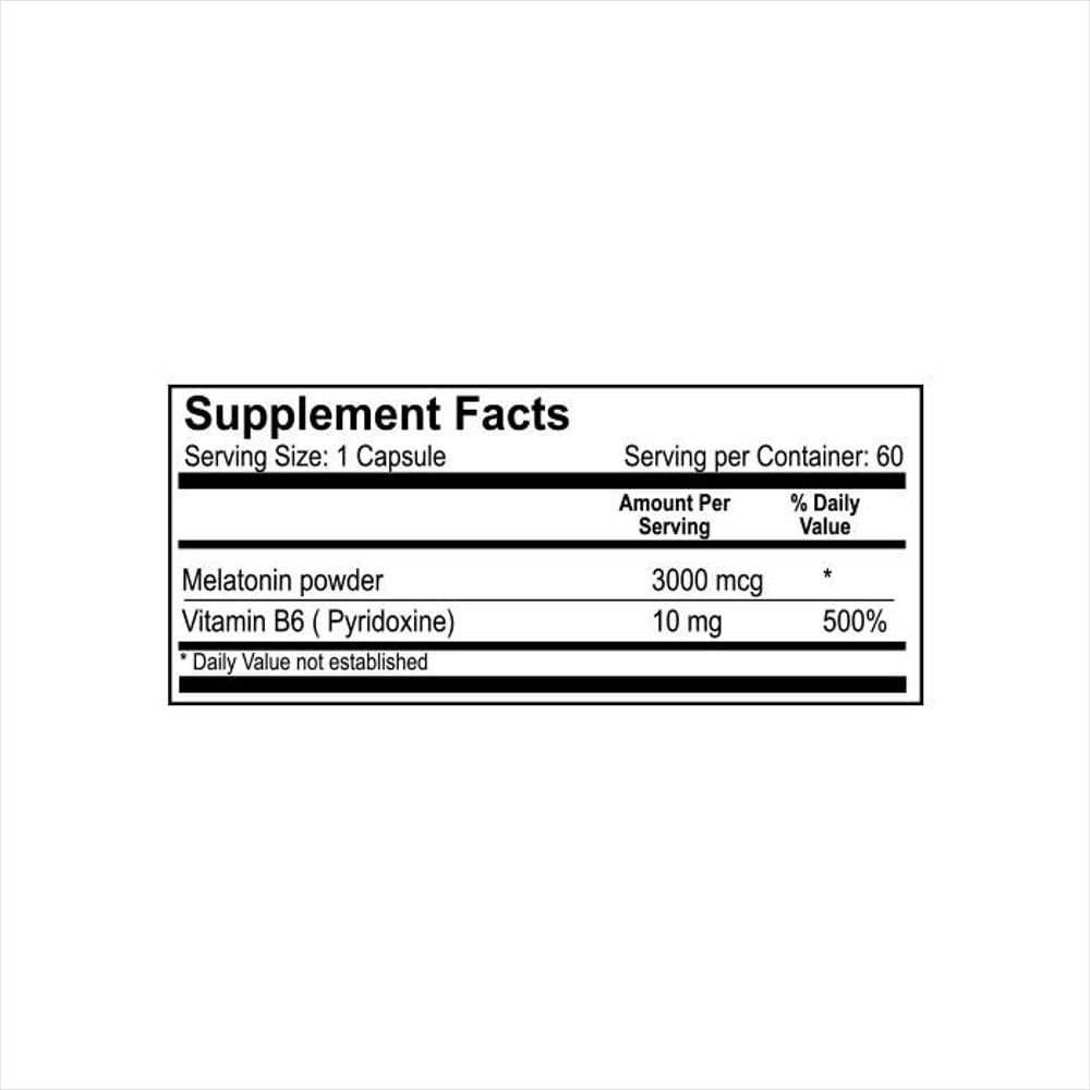 Melatonin + Vitamina B6 Natural Light 570 img #2