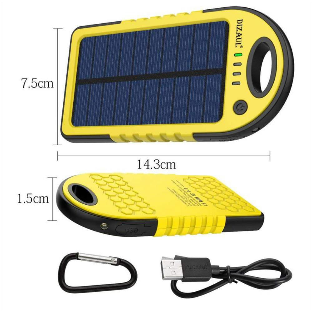 Cargador Solar Portátil iSun 5000 mAh - kaza by CDP