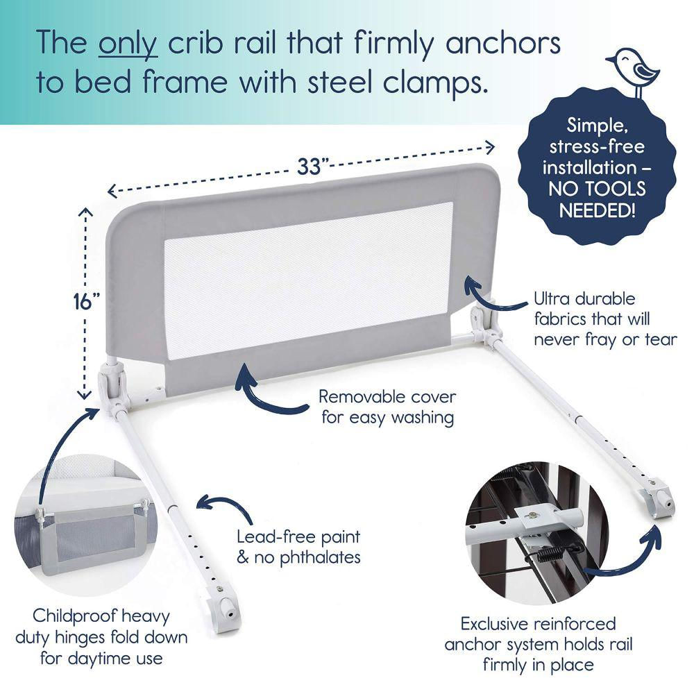 Protector De Barandilla Para Cuna Con Anclaje Hiccapop img #2