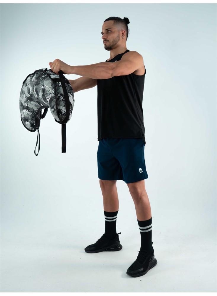 Pantaloneta Basica Azul img #3