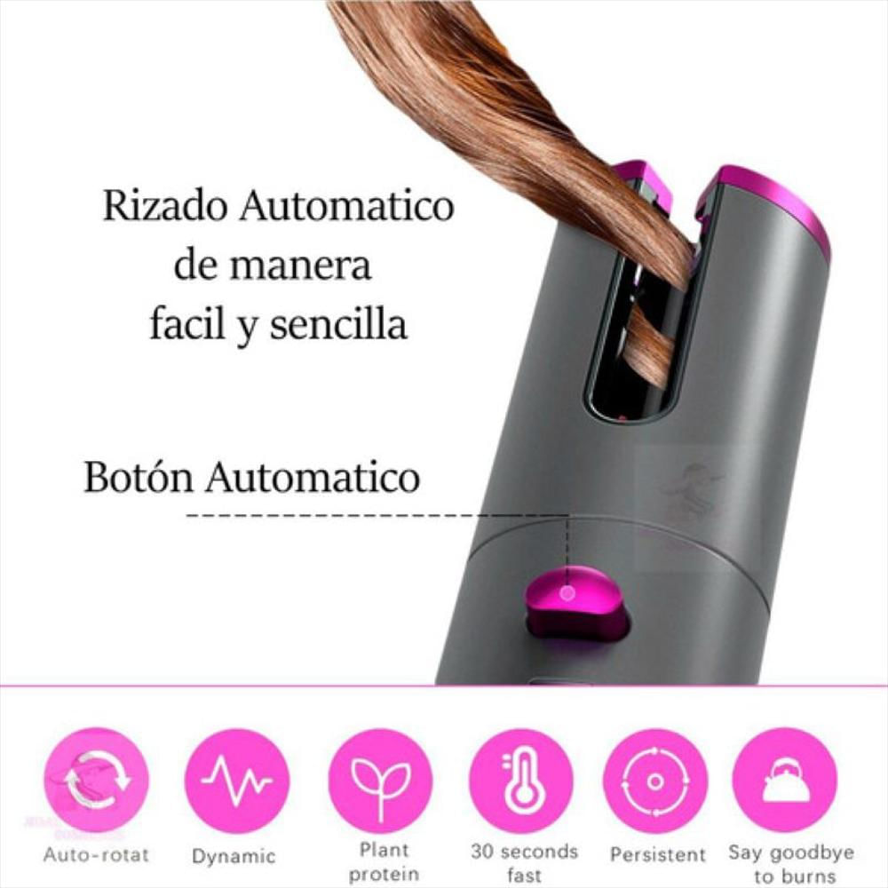 Rizador Cabello Automatico Inalambrico Recargable