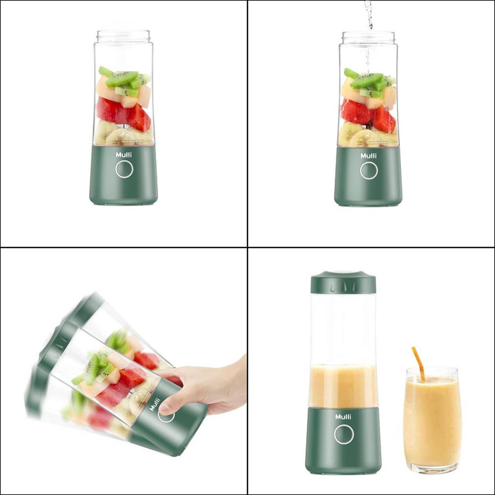 Batidora Portátil Usb C Recargable Con 6 Cuchillas Mulli img #3