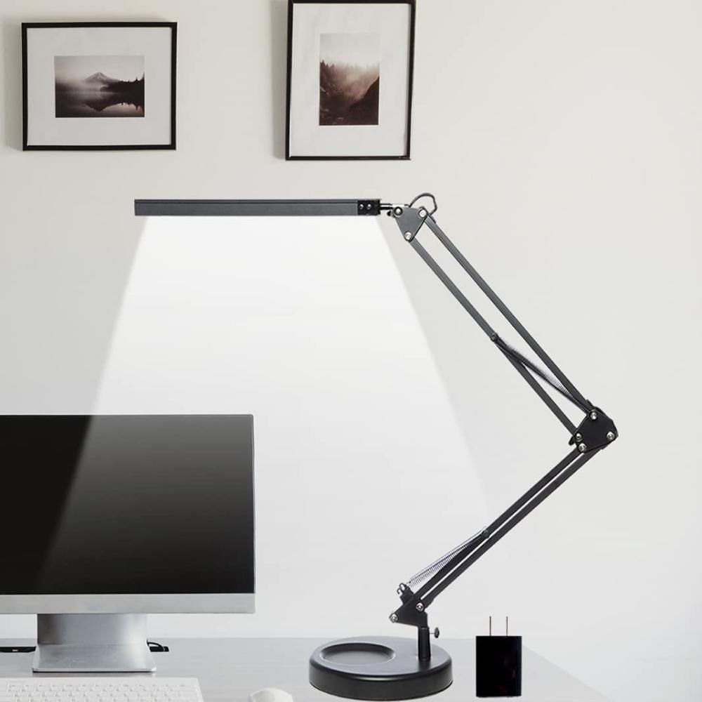 Lámpara De Escritorio Led Con Abrazadera Y Base Redonda img #1