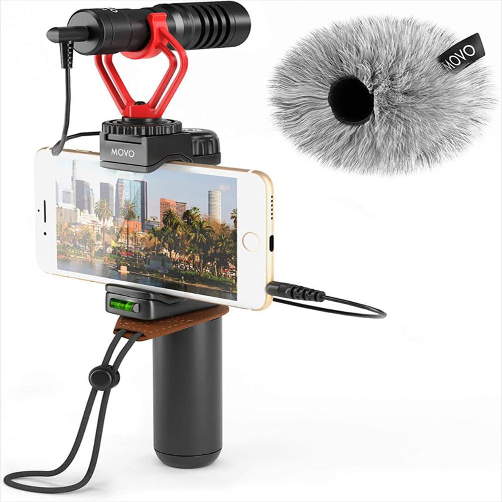 exito.com | Trípode Para Celular Con Micrófono Negro Movo