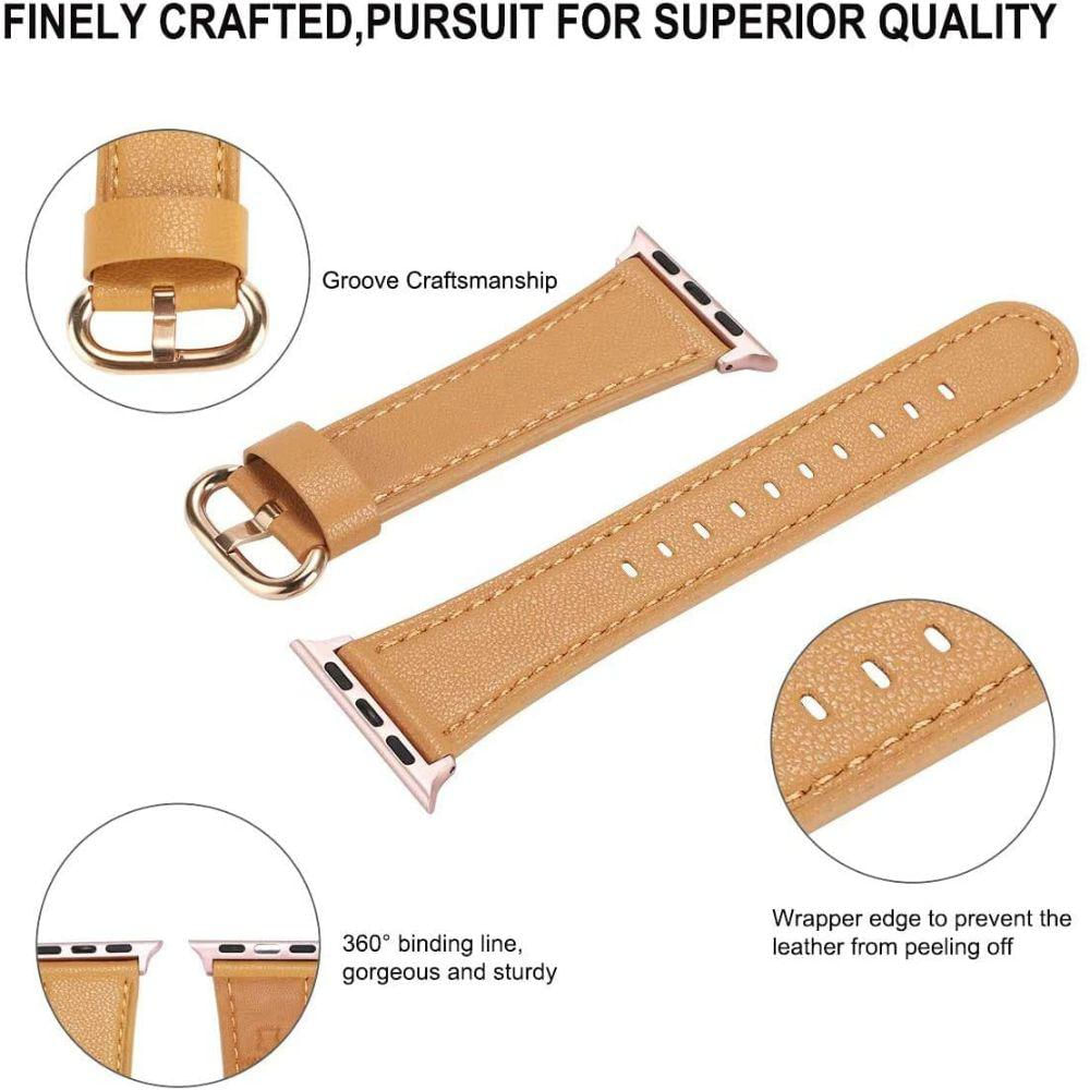 Correa Watch De Cuero Granulado En La Parte Superior img #4