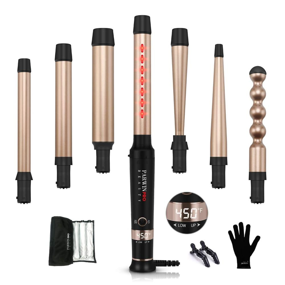 Rizadora De Infrarrojos Para Cabello 7 En 1 Parwin Pro Beauty