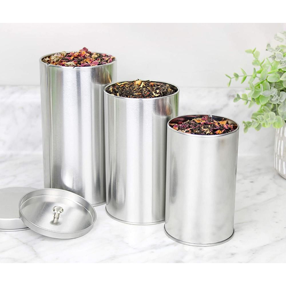 Recipientes De Doble Sello Para Té Por 4 Unidades Solstice Tea Traders ...