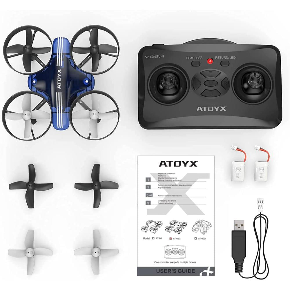 Mini Drone Para Niños Y Principiantes Con Control Remoto Atoyx img #4