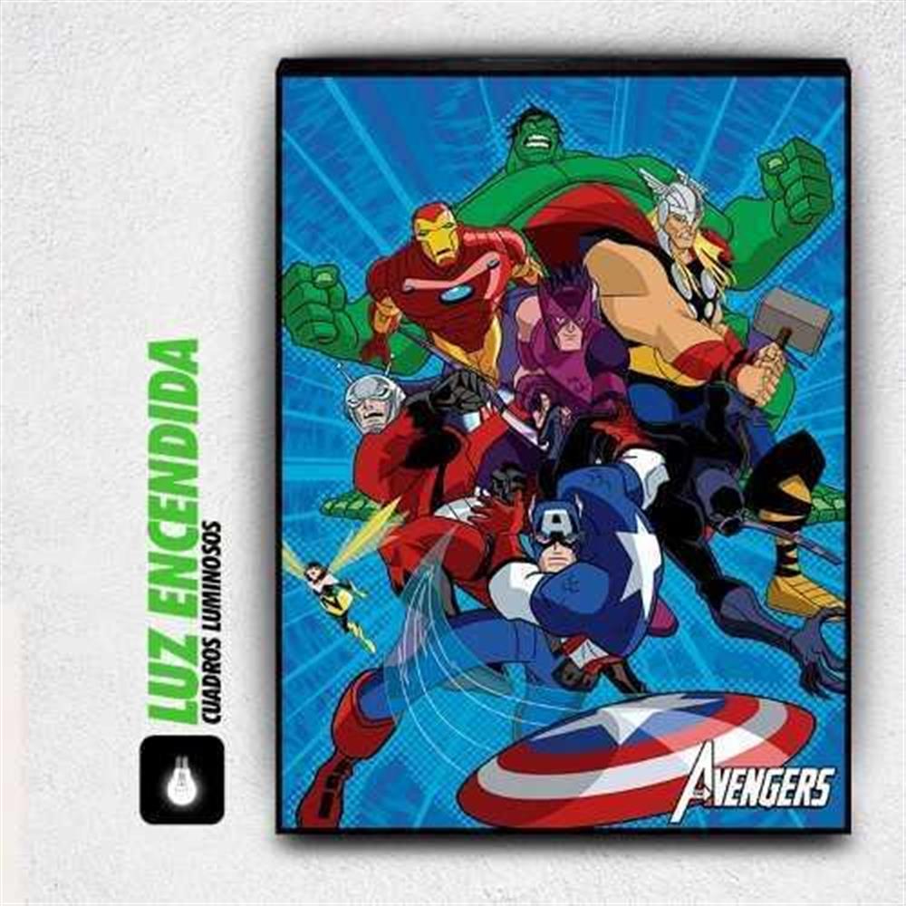 Cuadros Decorativos Avengers Animado img #1