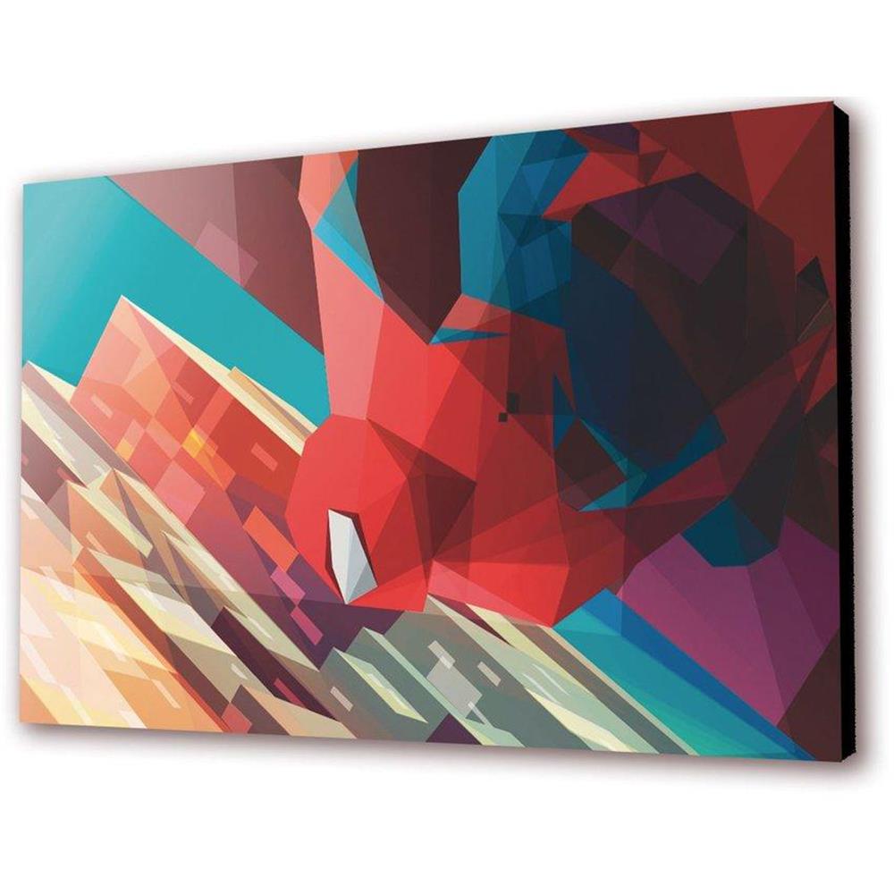 Cuadro 50 X 30 Cms Decorativo Spiderman Polyart img #2