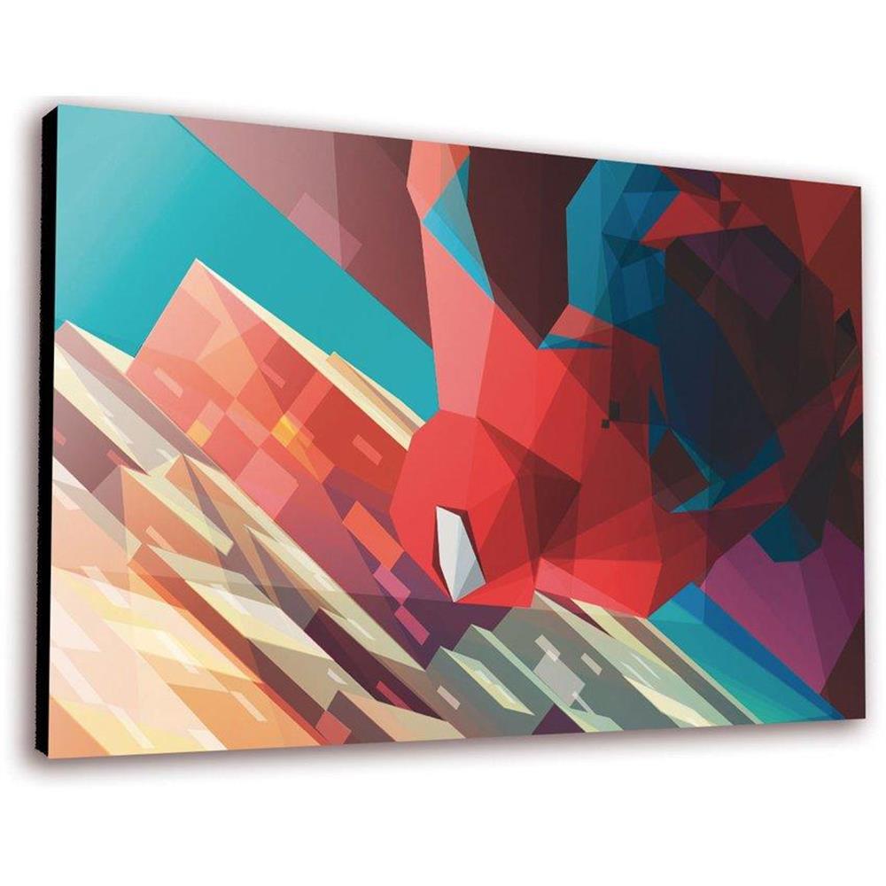 Cuadro 50 X 30 Cms Decorativo Spiderman Polyart img #1