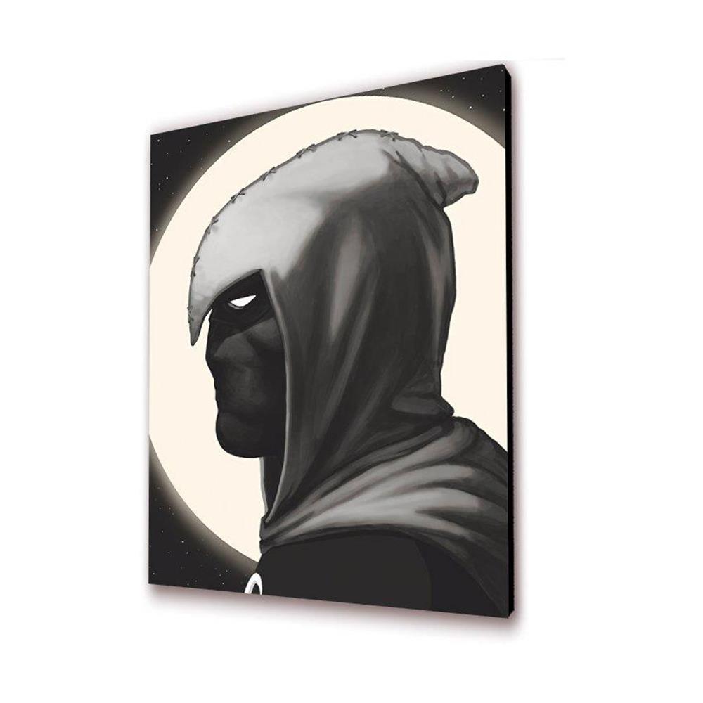 Cuadro 20 X 25 Cms Retrato Moon Knight Decorativo img #2