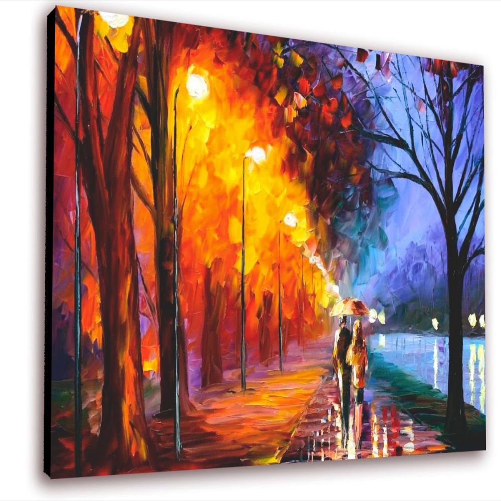 Cuadro 50X30 Cms Decorativo Tipo Oleo Camino 16 img #2