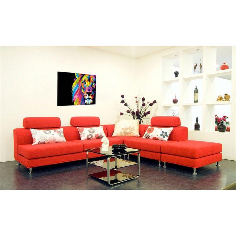 Cuadro 50 X 30 Cms Decorativo Leon 2 img #3