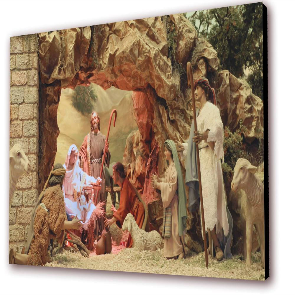 Cuadro 50X30 Cms Pesebre 4 Navidad img #1