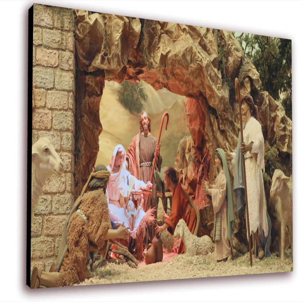 Cuadro 50X30 Cms Pesebre 4 Navidad img #2
