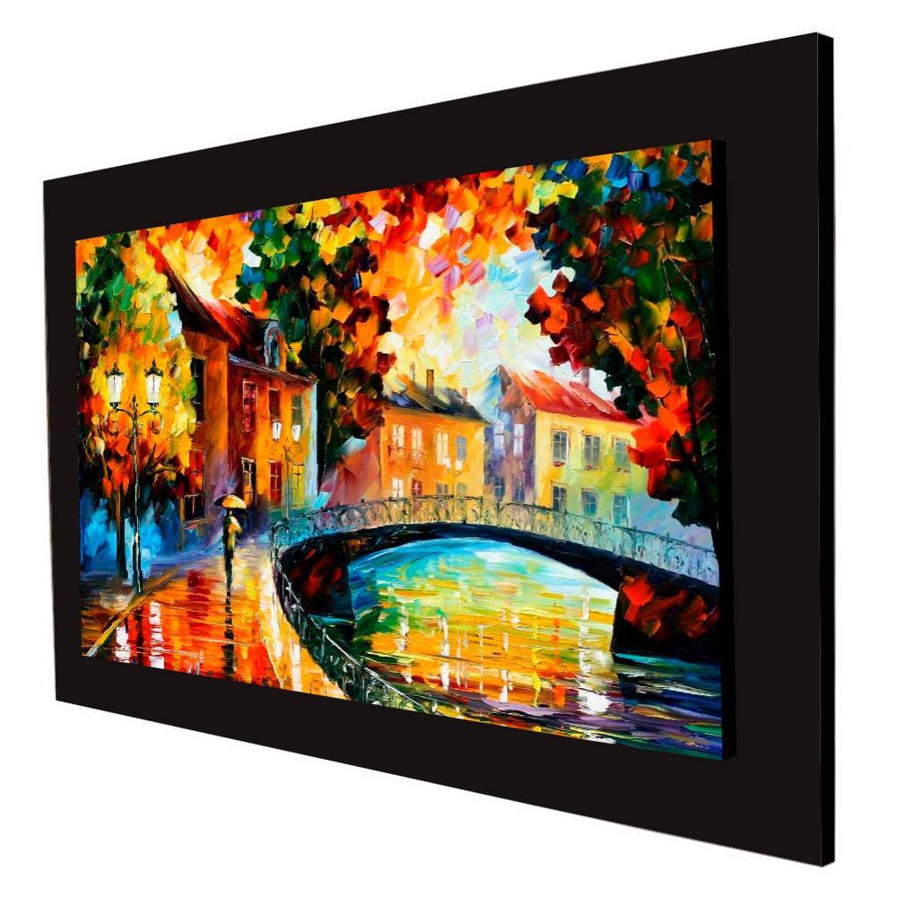 Cuadro 60X40 Cms Decorativo Tipo Oleo Puente 1 img #1