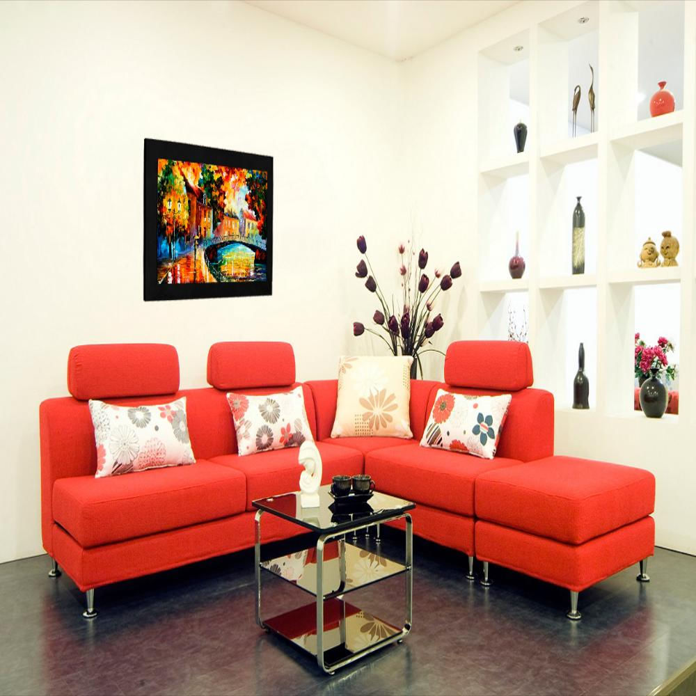 Cuadro 60X40 Cms Decorativo Tipo Oleo Puente 1 img #3