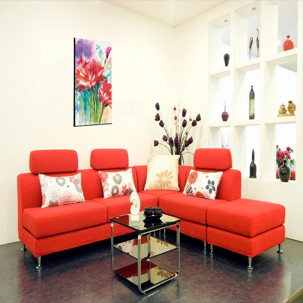Cuadro 50X30 Cms Tipo Oleo Flores2 Decorativo img #3