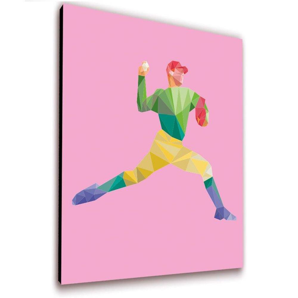 Cuadro 20 X 25 Cms Decorativo Baseball img #1
