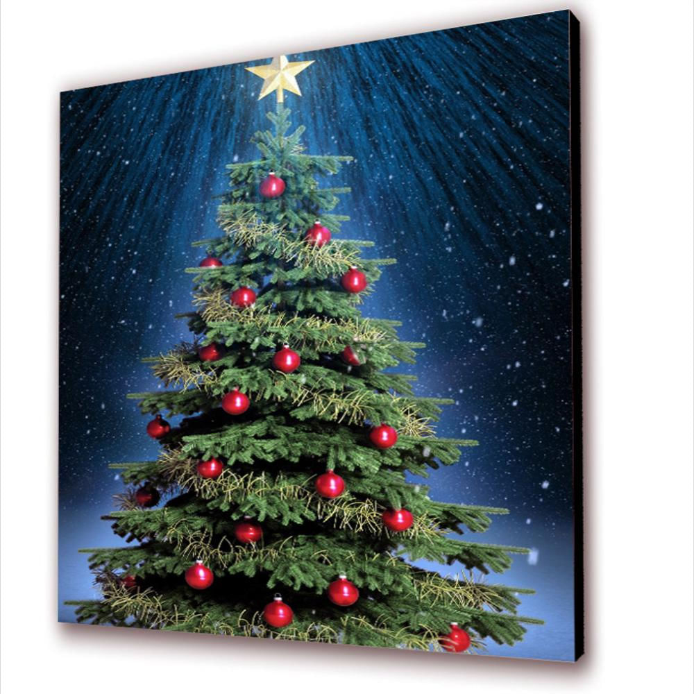 Cuadro 50X30 Cms Arbol Navideño 3 Navidad img #1