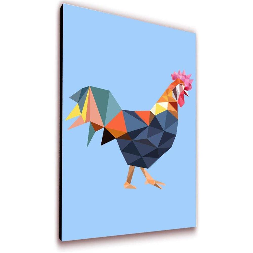 Cuadro 50 X 30 Cms Decorativo Gallo img #2