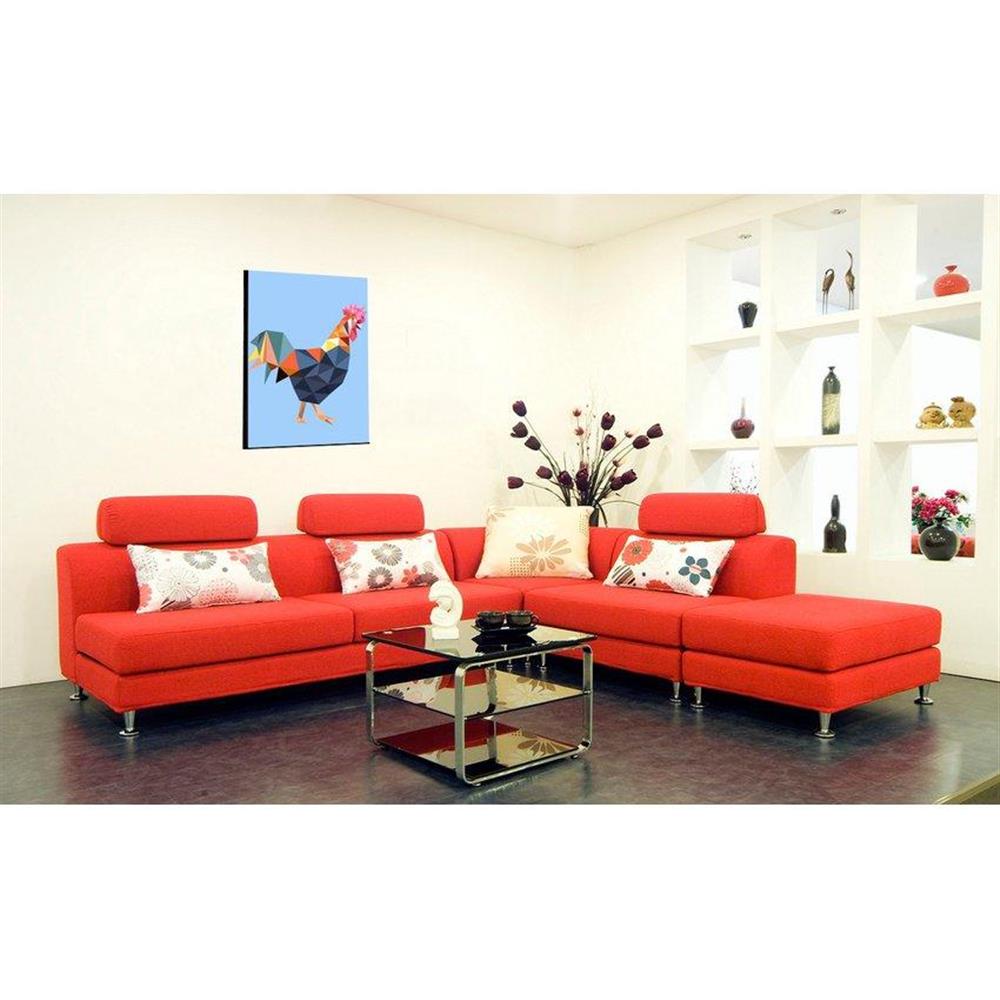 Cuadro 50 X 30 Cms Decorativo Gallo img #3