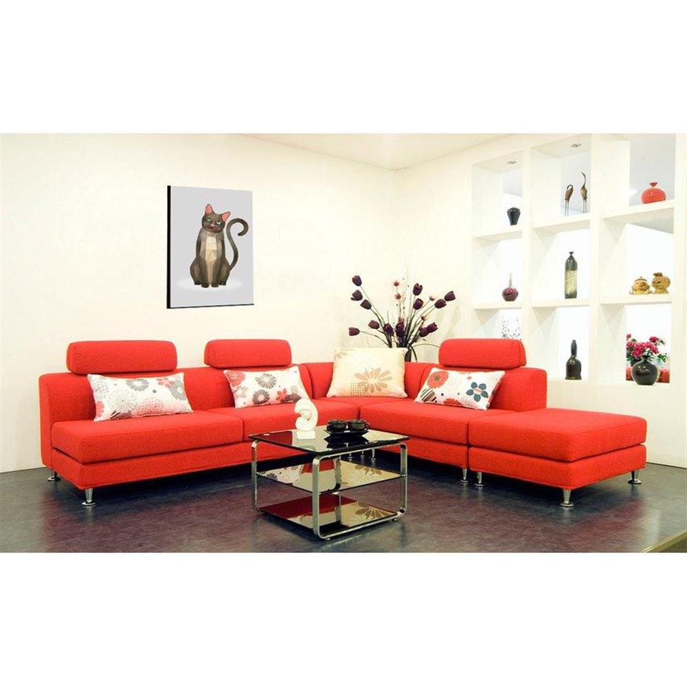 Cuadro 50 X 30 Cms Decorativo Gato 2 img #3