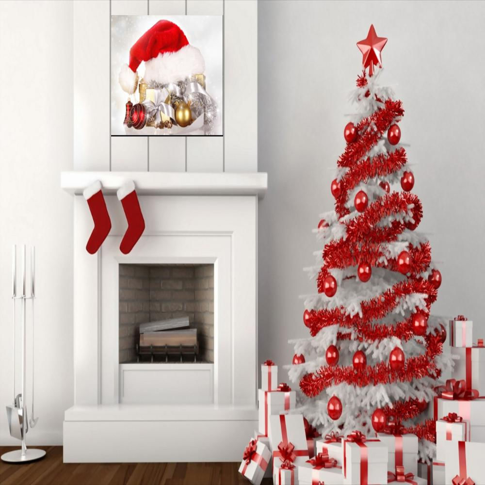 Cuadro 50X30 Cms Bolas Decorativas 3 Navidad img #3