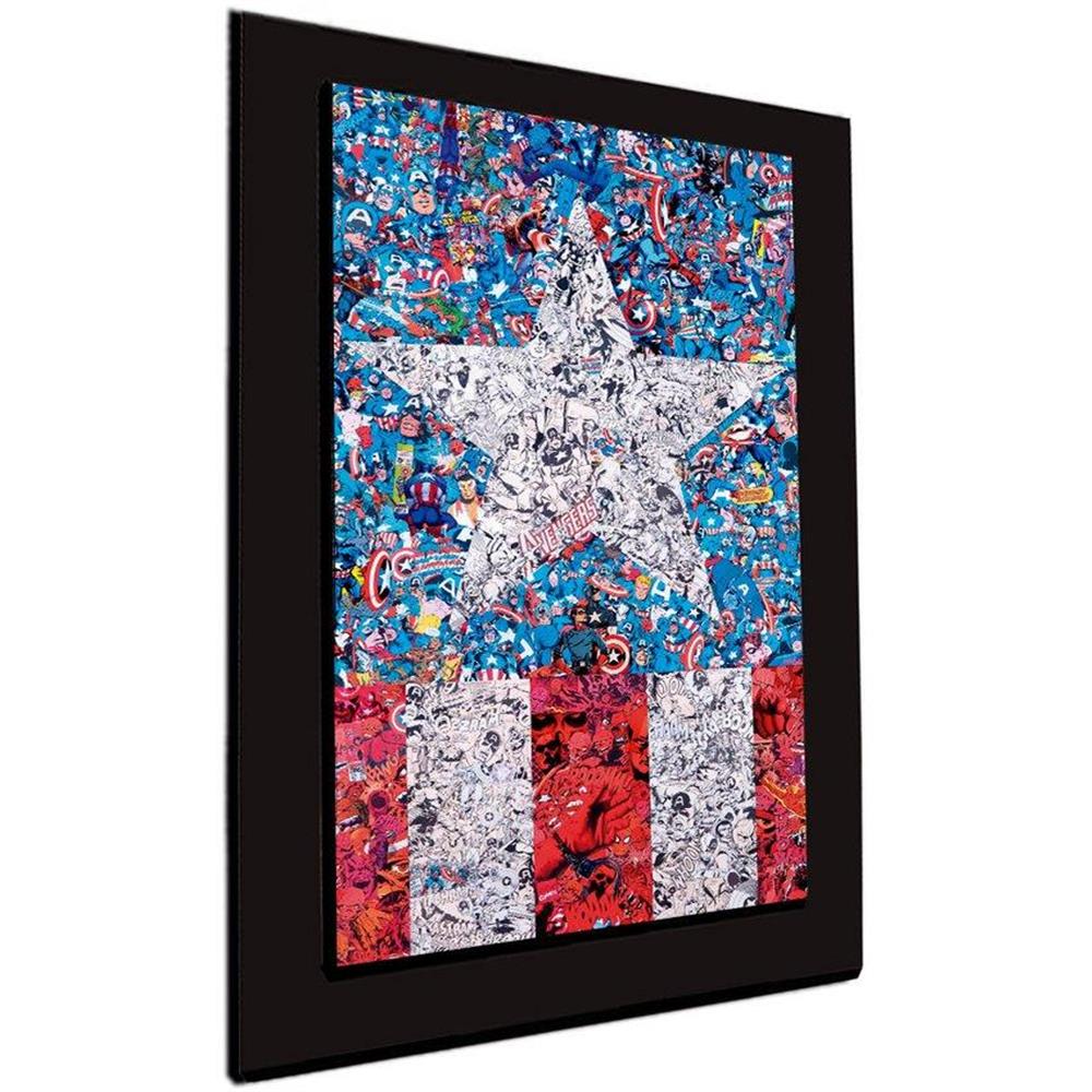 Cuadro 60 X 40 Cms Decorativo Capitanamerica Collage img #2