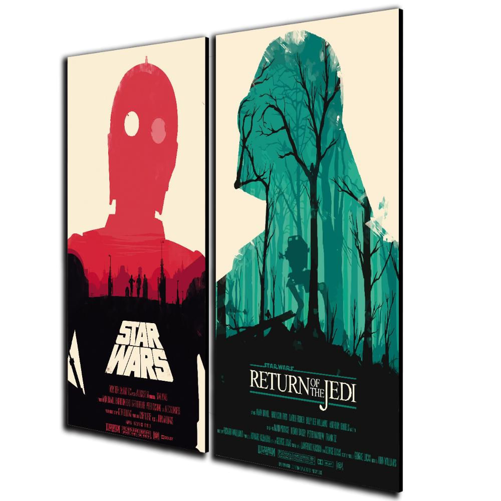 Cuadro 60X50 Cms Decorativo C3po Poster Darth Return img #2