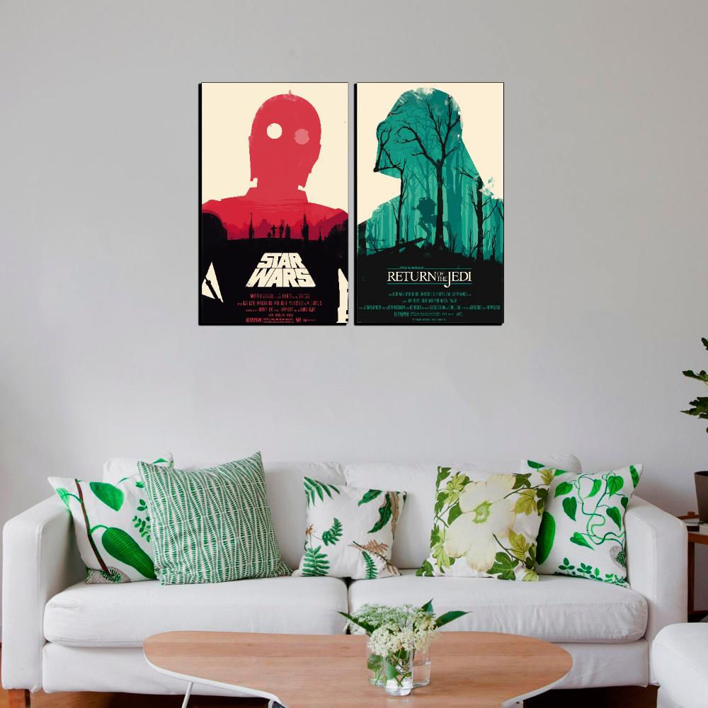 Cuadro 60X50 Cms Decorativo C3po Poster Darth Return img #3