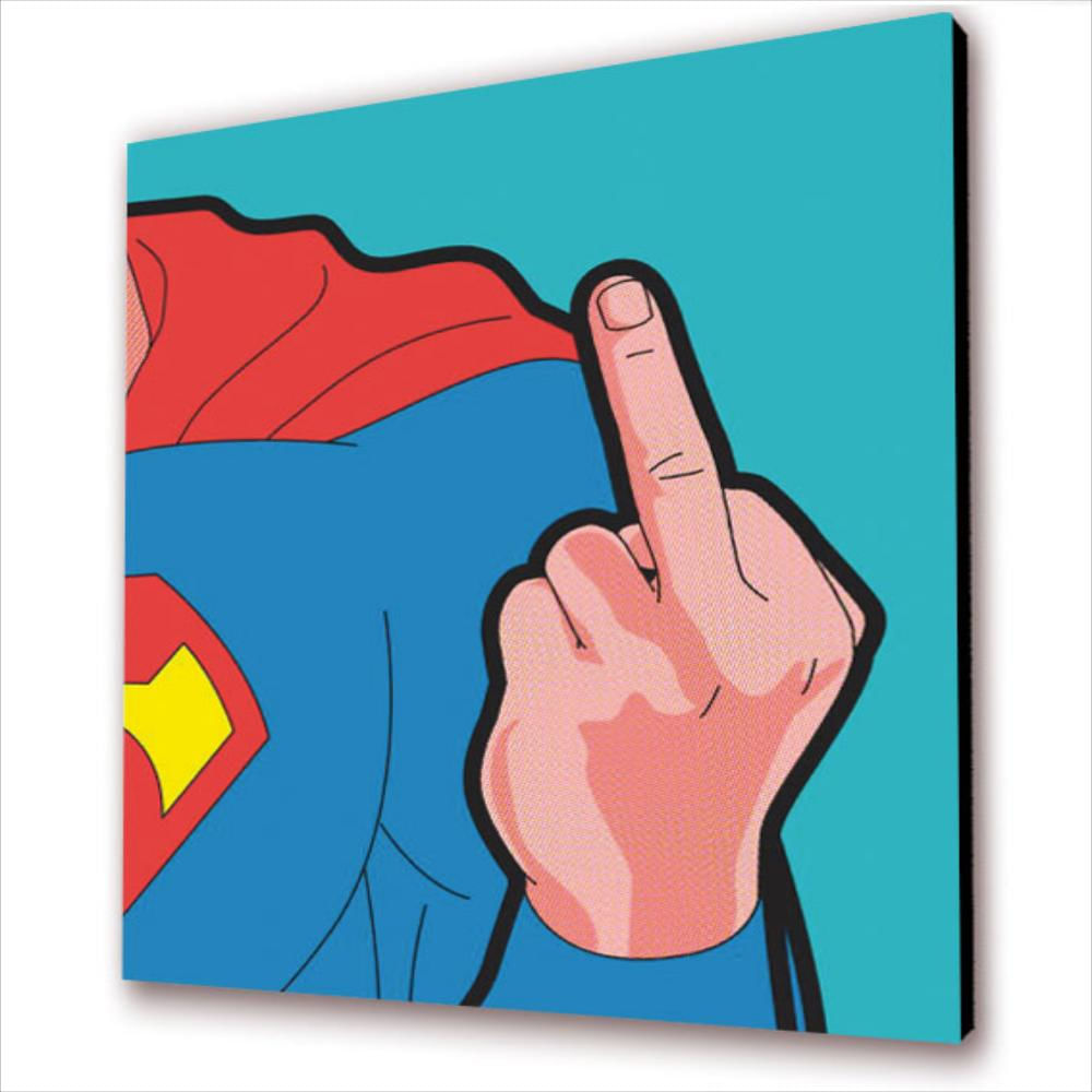 Cuadro 20X25 Cms Decorativo Superman Laundry img #2