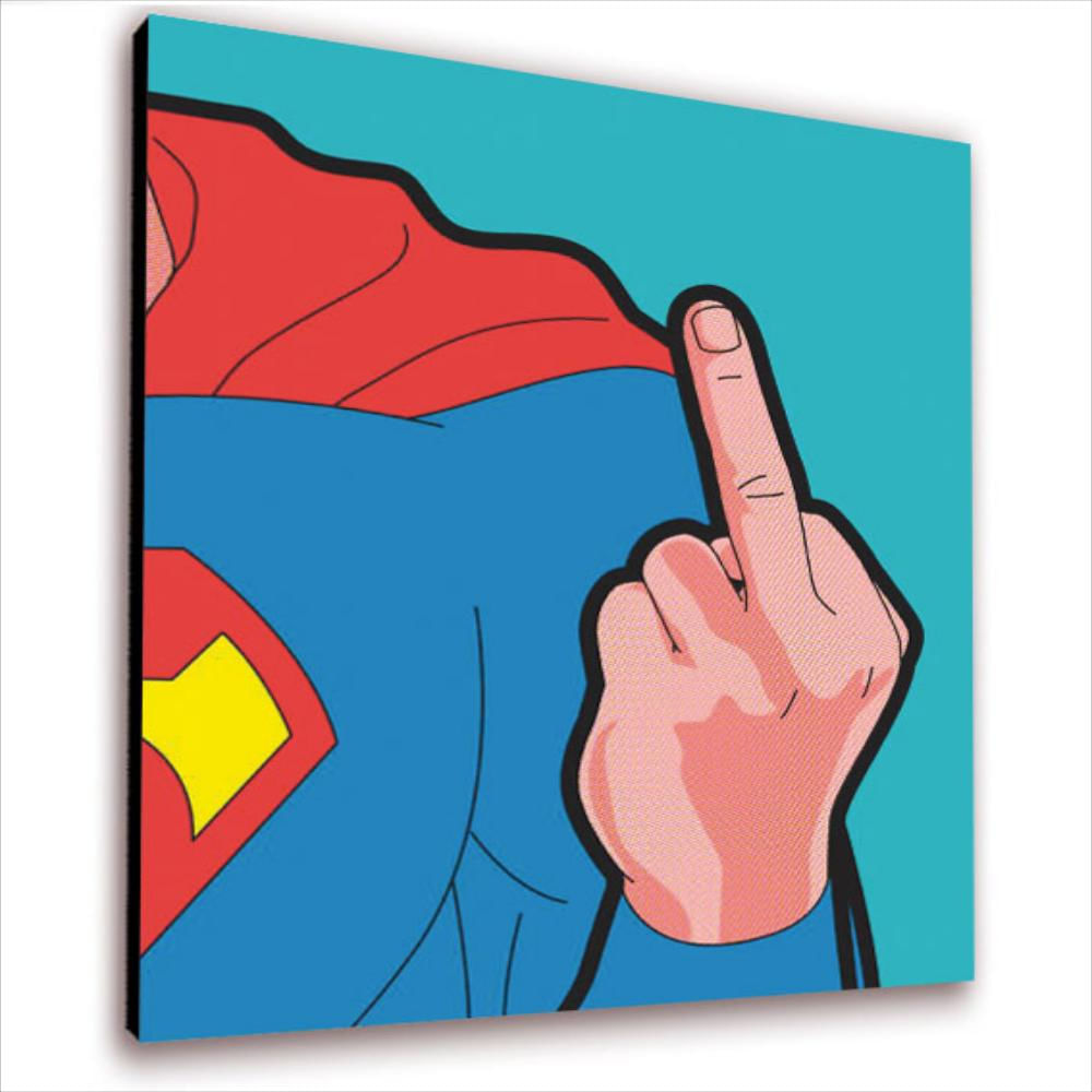 Cuadro 20X25 Cms Decorativo Superman Laundry img #1