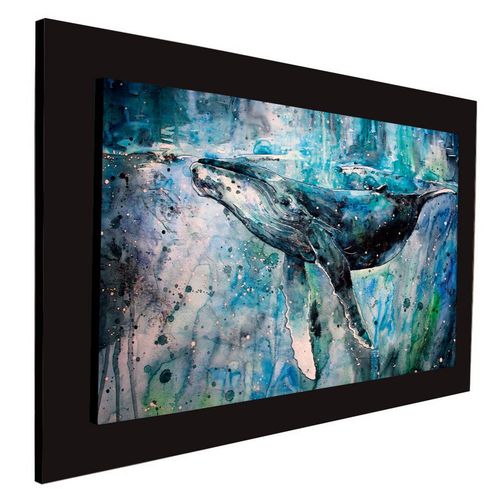 Cuadro 60X40 Cms Tipo Oleo Ballena Decorativo img #3