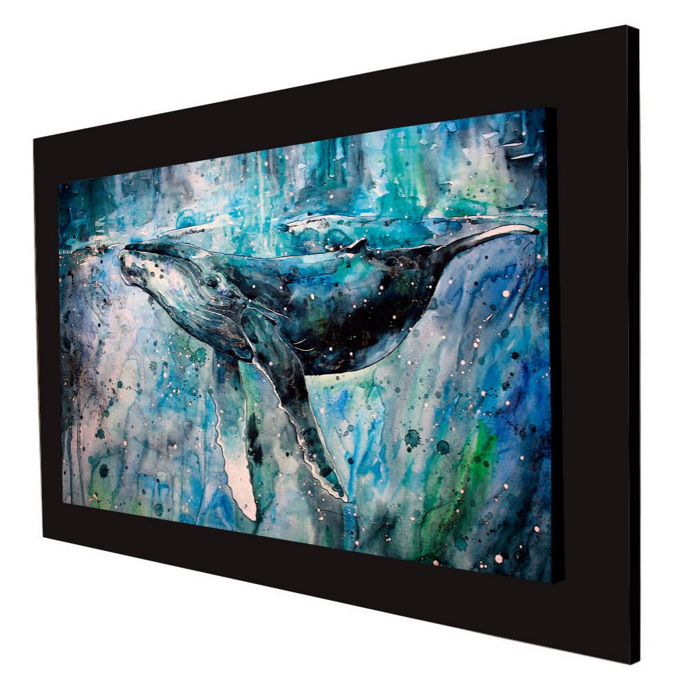 Cuadro 60X40 Cms Tipo Oleo Ballena Decorativo img #1