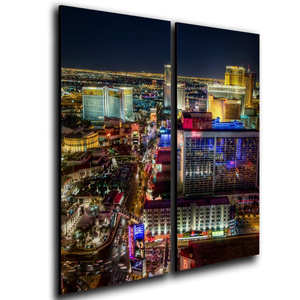 Díptico 60X50 Cms Decorativo Las Vegas4 img #1