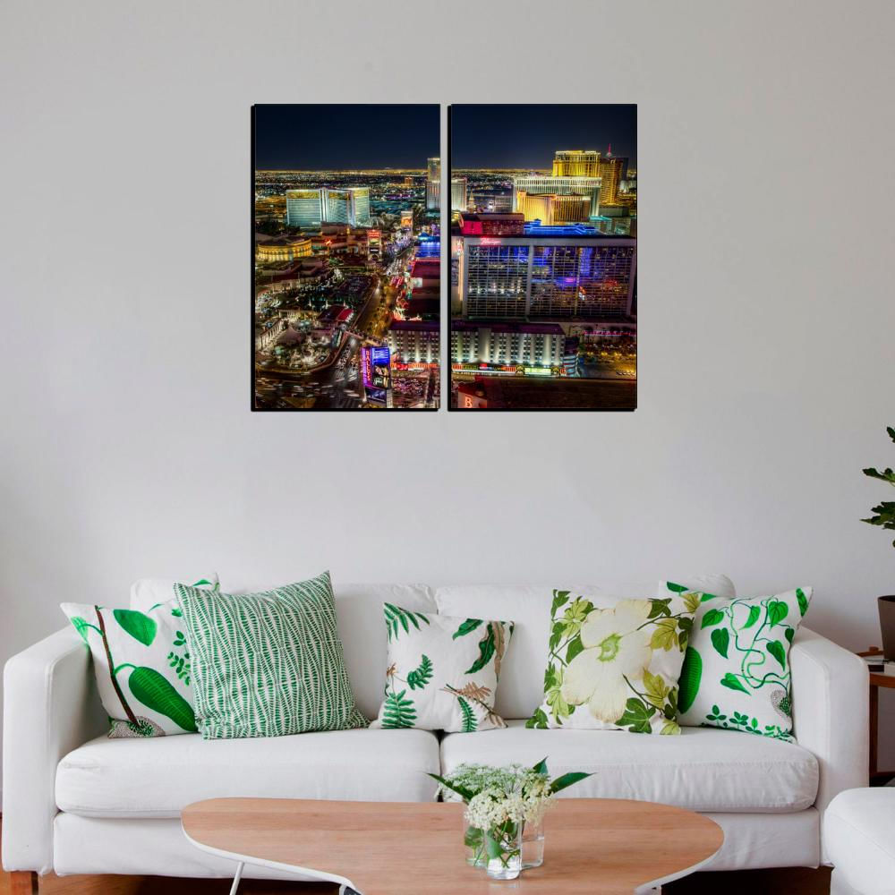 Díptico 60X50 Cms Decorativo Las Vegas4 img #2