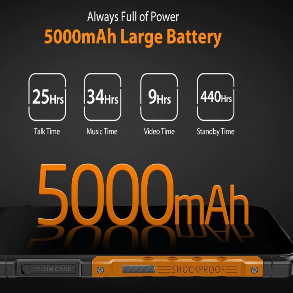 Celular De Alta Resistencia A Golpes 64Gb 4Gb Ulefone Armor X5 Pro img #3
