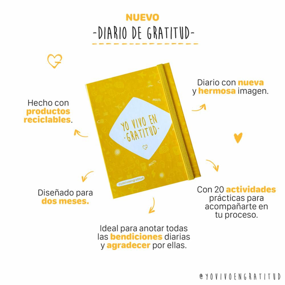 Diario De Gratitud Con Stickers Para Transformar Tu Vida. img #2