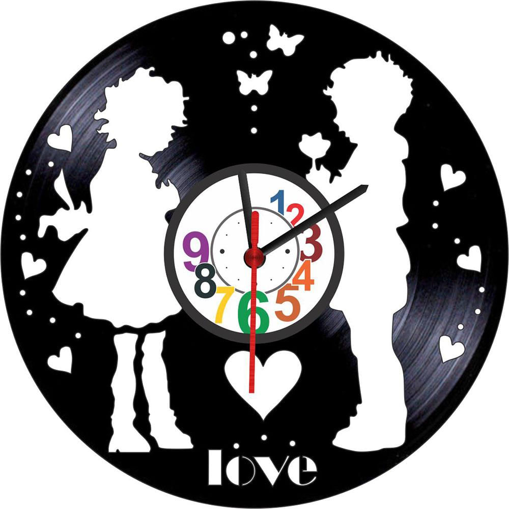 Reloj En Vinilo Lp/ Vinyl Clock Amor Parejas img #4