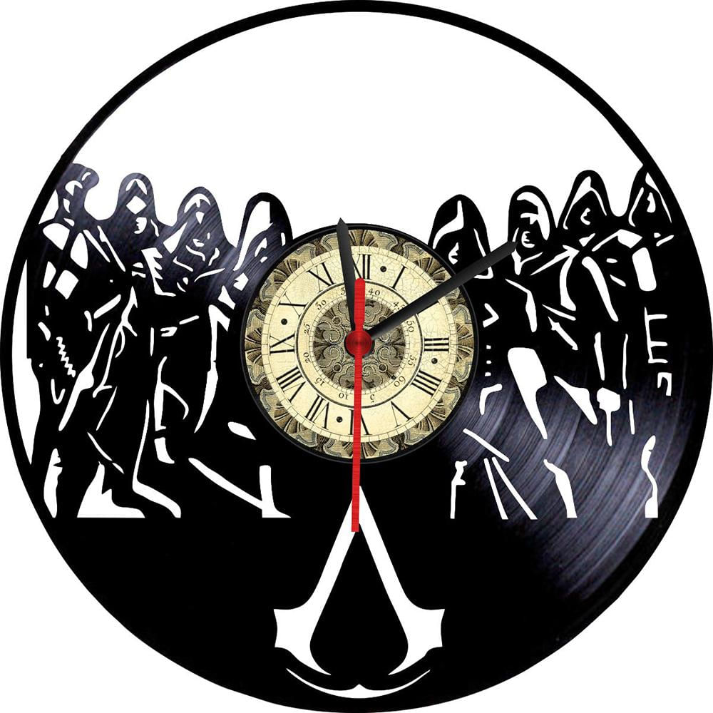 Reloj En Vinilo Lp/ Vinyl Clock Assassins Creed img #1