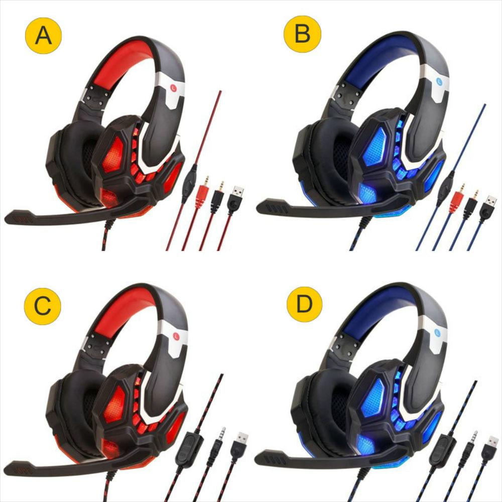 Audifonos Gamer Ps4 Diadema Con Microfono Luz Leda Computer/Pc img #2