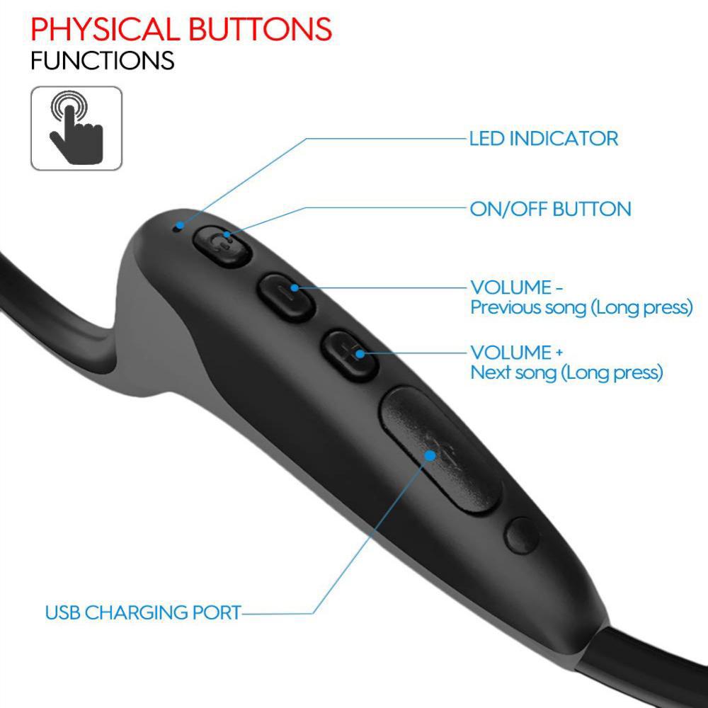 Audifonos Bluetooth Conducción Osea Deportivos Nigi Sport img #2