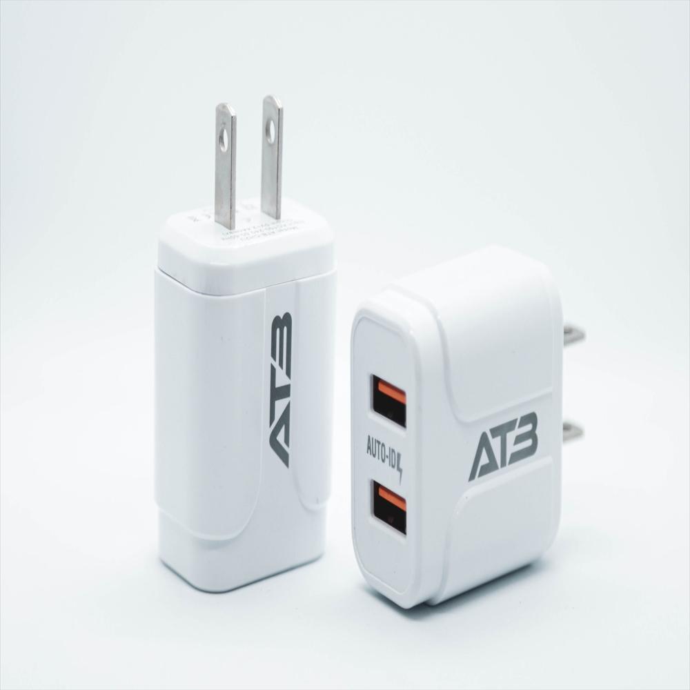 Cargador Atb 2Usb Ch2u Cable Iphone