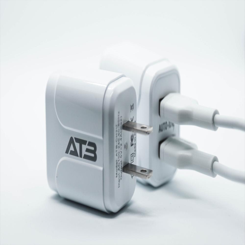 Cargador Atb 2Usb Ch2u Cable Iphone img #2
