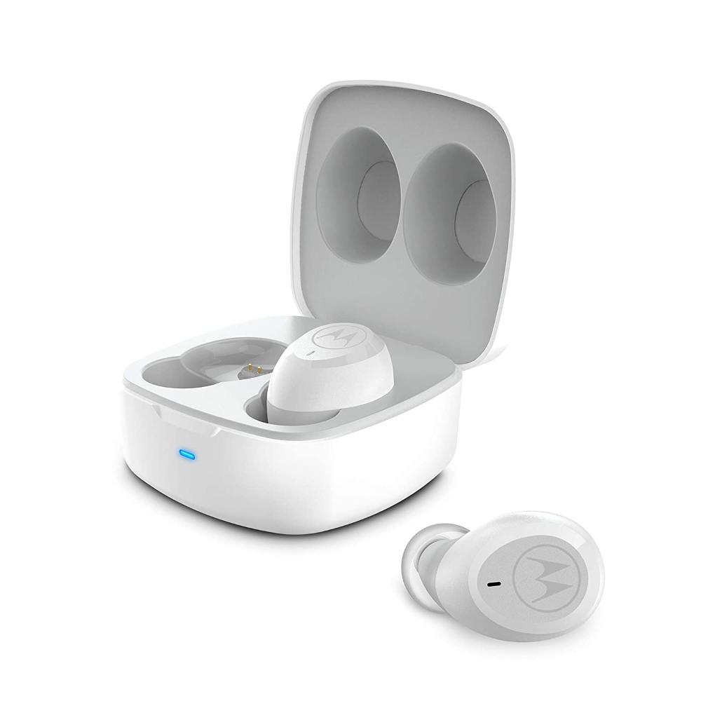 Audifonos Bluetooth Motorola Vervebuds 100 Blanco img #1